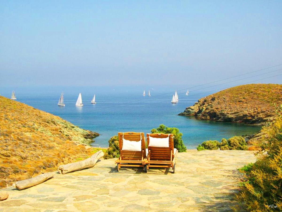Korissia  Amelia Beachfront Villa מראה חיצוני תמונה