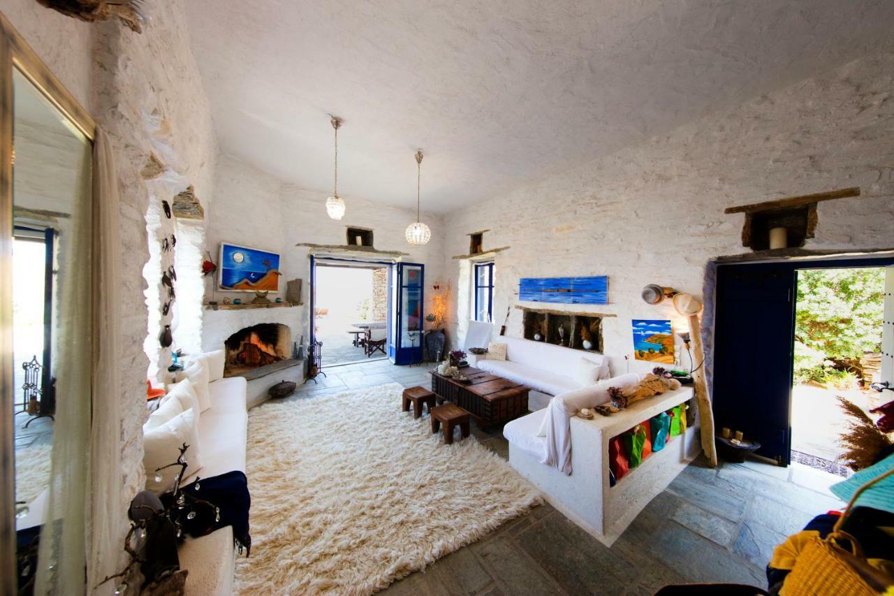 Korissia  Amelia Beachfront Villa מראה חיצוני תמונה